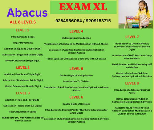 Vedic Maths Classes Abacus Full Course​